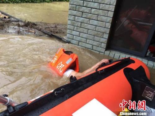 受暴雨侵袭 浙江开化受灾严重 开化宣传部提供